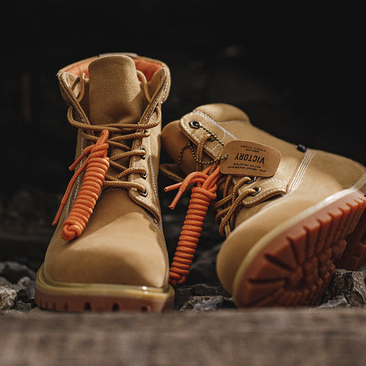 Botas Martin Altas Estilo Británico Rhubarb - Calzado de Trabajo Robusto para Hombre - Image 3