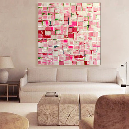 Cuadro Abstracto Moderno Pintado a Mano - Arte Acrílico Colorido para Habitaciones Infantiles y Decoración del Hogar - Image 8