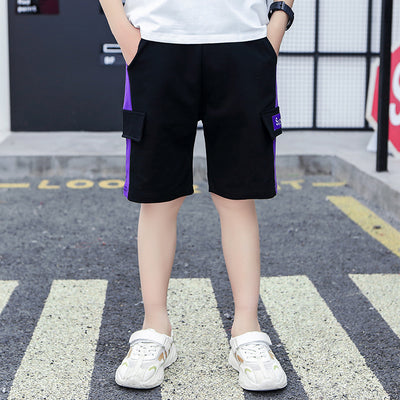 Pantalones Deportivos Cortos de Algodón para Niños - Diseño Moderno y Cómodo