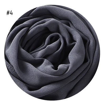 Pañuelo de Gasa Perlada en Colores Sólidos - Cobertura Elegante Monocromática - Image 90
