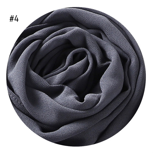 Pañuelo de Gasa Perlada en Colores Sólidos - Cobertura Elegante Monocromática - Image 90