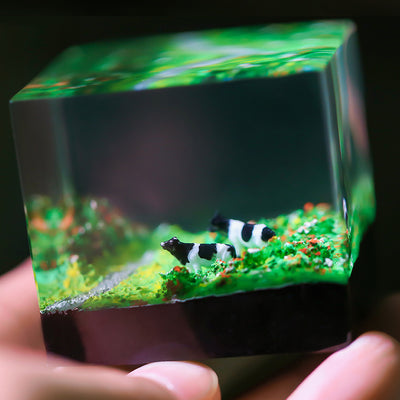 Cuadro Decorativo de Paisaje en Resina - Arte Moderno para tu Hogar