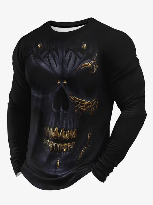 Camiseta Manga Larga Hombre Estilo Trendy Primavera Otoño - Image 12