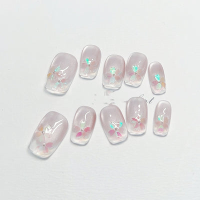 Uñas Postizas Adhesivas Diseño Completo