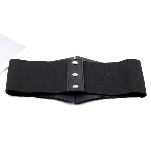 Cinturón de Cuero Ancho con Detalles Decorativos para Mujer - Image 2