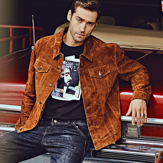 Chaqueta de Cuero para Motociclista Estilo Americano - Image 13