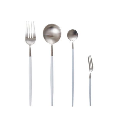 Cubiertos de Plata OUDING - Cuchara de Acero Inoxidable 304 para Mesa Occidental - Image 17