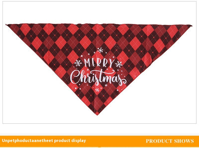 Babero Triangular Navideño para Mascotas - Toalla Absorbente para Perros - Image 14