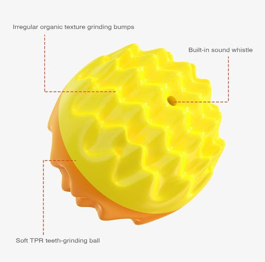 Juguete Pelota Masticable para Perros Agresivos - Bola Dental con Pinchos - Image 5