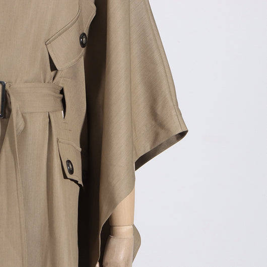 Abrigo Trench Cape Largo para Mujer - Otoño - Image 17