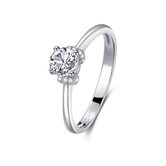 Anillo de Plata 925 con Diamantes Incrustados Clásico - Image 5