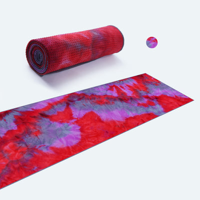 Toalla Antideslizante para Yoga y Ejercicio - Diseño Tie-Dye Multicolor - Image 20