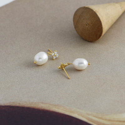 Aretes de Plata Esterlina 925 con Circonitas Trébol de Cuatro Hojas para Mujer - Image 7