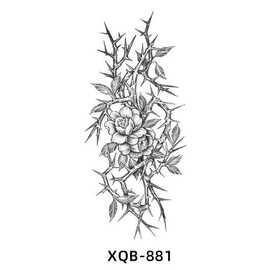 Tatuaje Temporal de Flores Resistente al Agua para Hombre y Mujer - Image 7