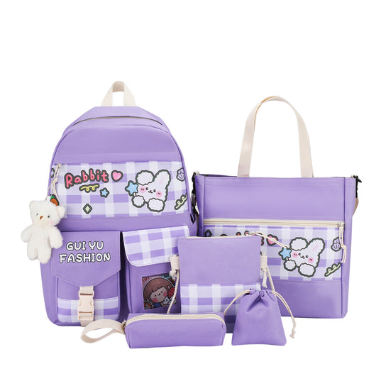 Mochila Escolar 5 en 1 de Gran Capacidad para Primaria y Secundaria - Image 7