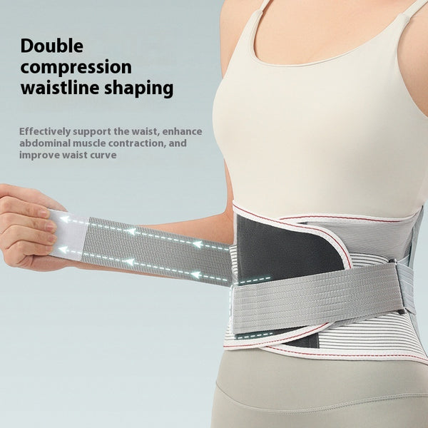 Faja Lumbar Elástica Transpirable para Hombre y Mujer - Soporte de Cintura Profesional