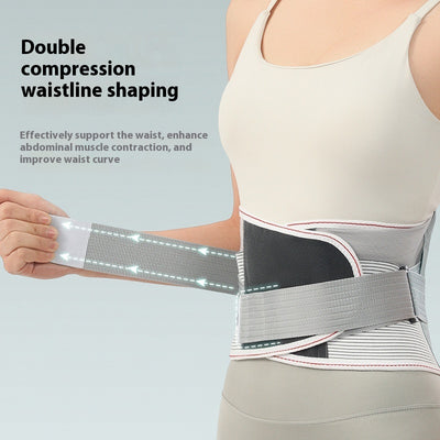 Faja Lumbar Elástica Transpirable para Hombre y Mujer - Soporte de Cintura Profesional