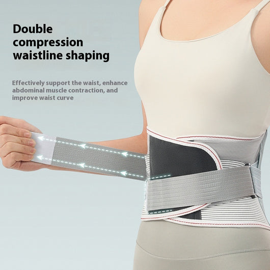 Faja Lumbar Elástica Transpirable para Hombre y Mujer - Soporte de Cintura Profesional