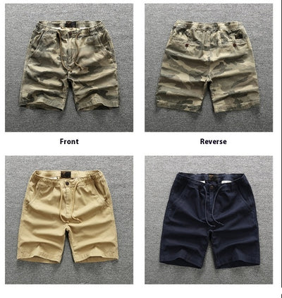 Pantalones Cortos de Trabajo Deportivo en Algodón con Cinco Bolsillos - Image 11
