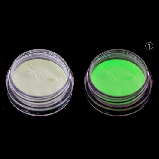 Polvo Espejo Mágico Luminoso 12 Colores - Efecto Fluorescente para Uñas - Image 2