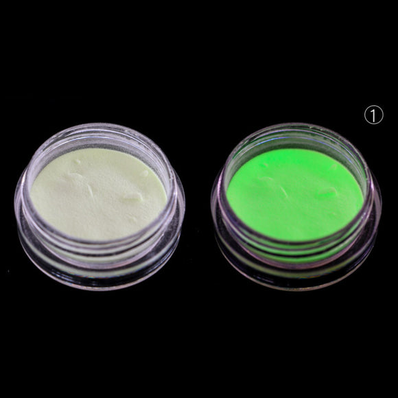Polvo Espejo Mágico Luminoso 12 Colores - Efecto Fluorescente para Uñas
