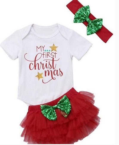 Conjunto Navideño Infantil de Tres Piezas - Image 5