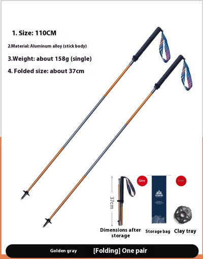 Bastón de Trekking Plegable en Fibra de Carbono - Image 7