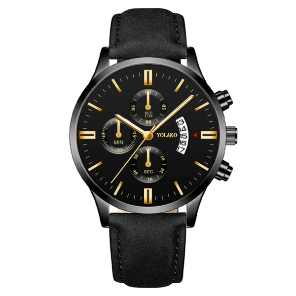Reloj de Pulsera Cuarzo para Hombre con Tres Esferas y Seis Agujas - Image 8