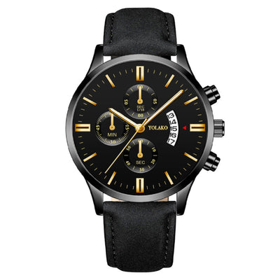 Reloj de Pulsera Cuarzo para Hombre con Tres Esferas y Seis Agujas - Image 8