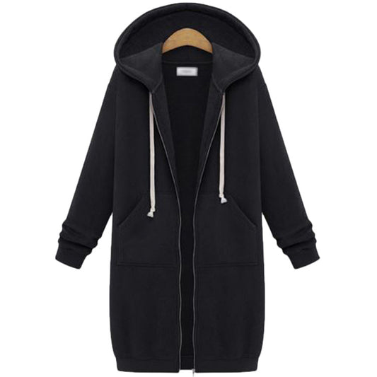 Chamarra Sudadera Polar con Capucha de Manga Larga - Image 2