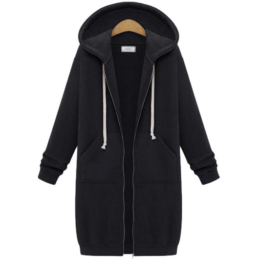 Chamarra Sudadera Polar con Capucha de Manga Larga - Image 2