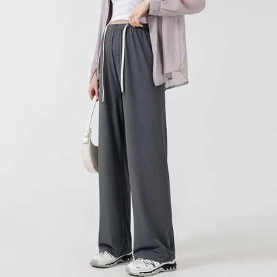 Pantalones Premamá Cómodos de Pierna Ancha sin Cintura Ajustable - Image 7