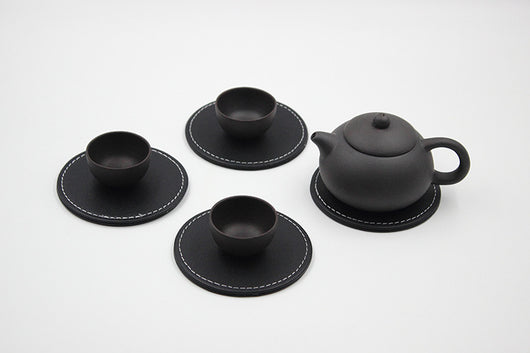 Posavasos de Cuero Profesional Resistente al Calor - Accesorios de Oficina Europeos - Image 4