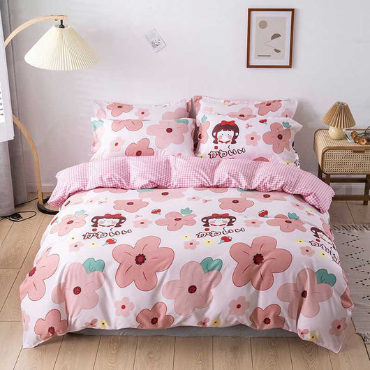 Conjunto de 4 Piezas en Algodón Estampado con Acabado Satinado - Image 16