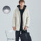 Chaqueta de Plumas de Pato Blanco Suelta para Hombre - Estilo Invernal Elegante