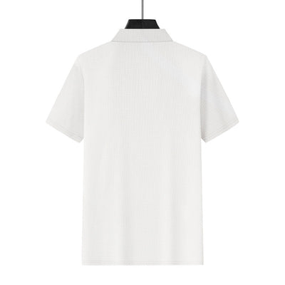 Polo Deportivo Hombre Cuello V Tejido Waffle Manga Corta Suelta - Image 19