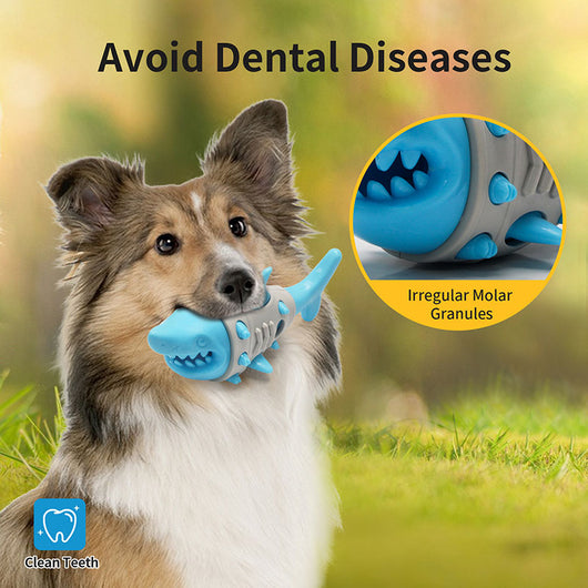 Juguete Mordedor para Perros con Diseño de Tiburón - Alivia la Dentición y Limpia los Dientes - Image 8