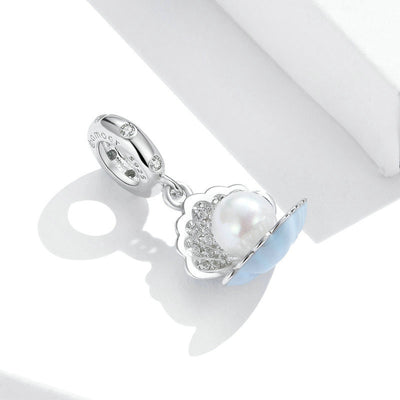 Pulsera de Plata 925 con Dije Perla en Concha - Diseño Personalizable - Image 5