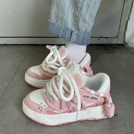 Zapatillas Plataforma Estilo Coreano para Mujer - Dad Shoes Versátiles - Image 12