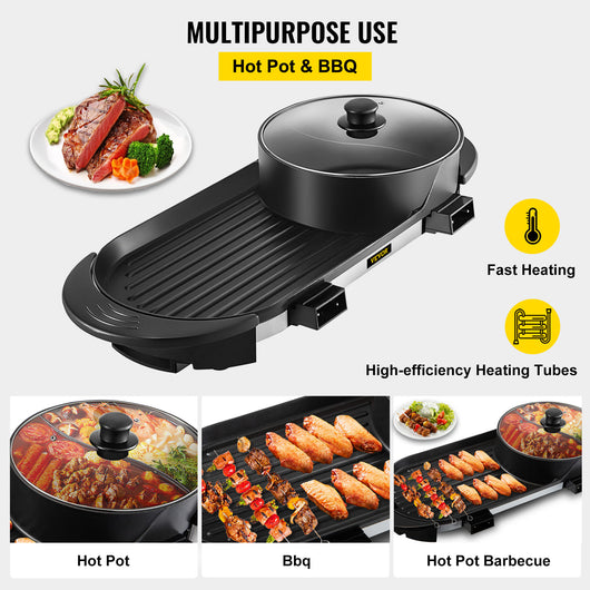 Bandeja Multifuncional Pato Mandarín Antiadherente para Shabu-shabu y Horno