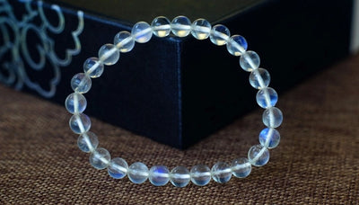 Pulsera de Piedra de Luna Vidrioso Ice Seed para Mujer - Image 12