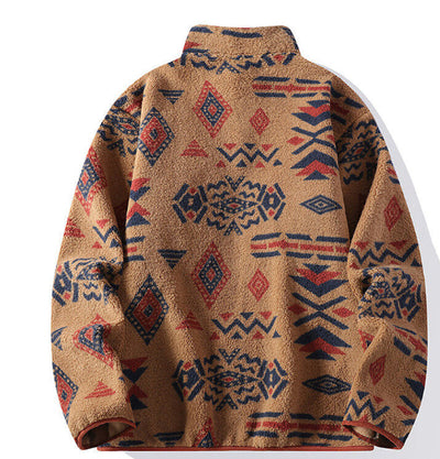 Polo Retro Tie-Dye con Cuello Alzado para Hombre - Image 5