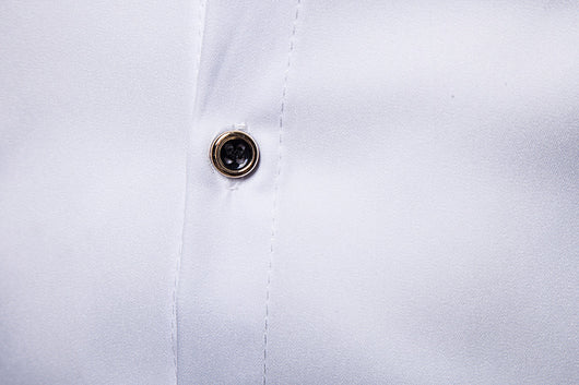 Camisa Manga Larga Estilo Étnico con Bordado de Rosas para Hombre Talla Grande - Image 11