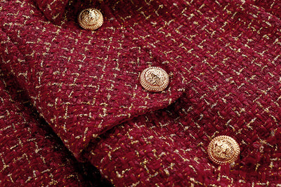 Conjunto de Falda Corta y Chaqueta de Dos Piezas - Image 4