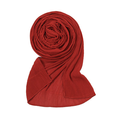Pañuelo Plisado de Gasa Perlada - Chal Protector Solar para Mujer - Image 24