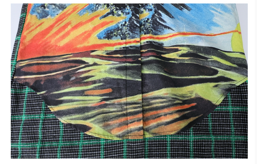 Camisa Diseñadora con Solapa Estampada para Mujer - Image 17