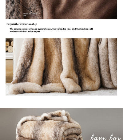Manta Térmica de Peluche Engrosada para Otoño e Invierno - Image 9