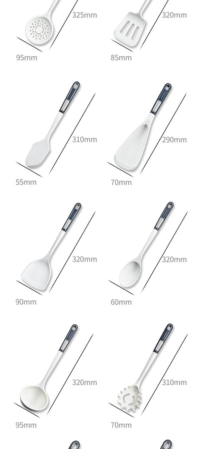 Set de 13 Utensilios de Cocina en Silicona Antiadherente - Image 6