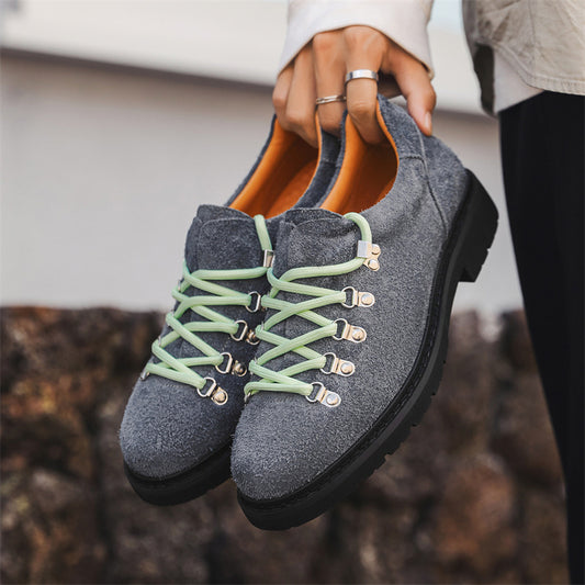 Zapatos Casuales Estilo Británico Retro de Trabajo