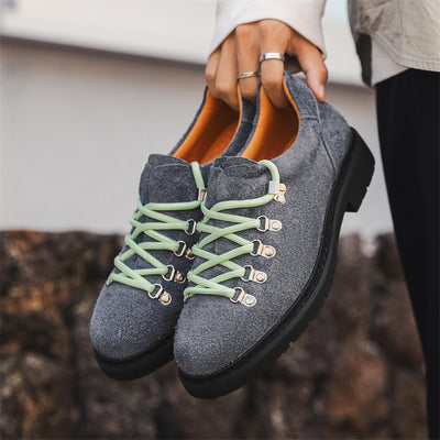 Zapatos Casuales Estilo Británico Retro de Trabajo